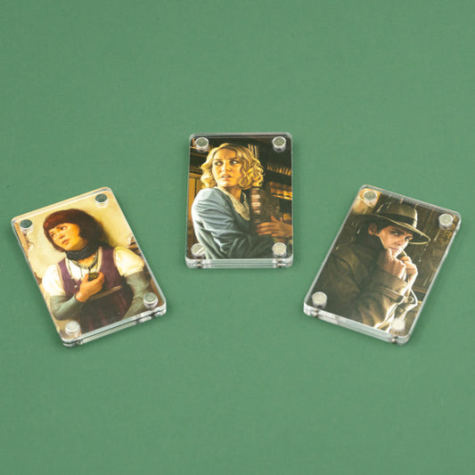 5pcs Magnetic Acrylic Investigator Protector for Arkham Horror LCG