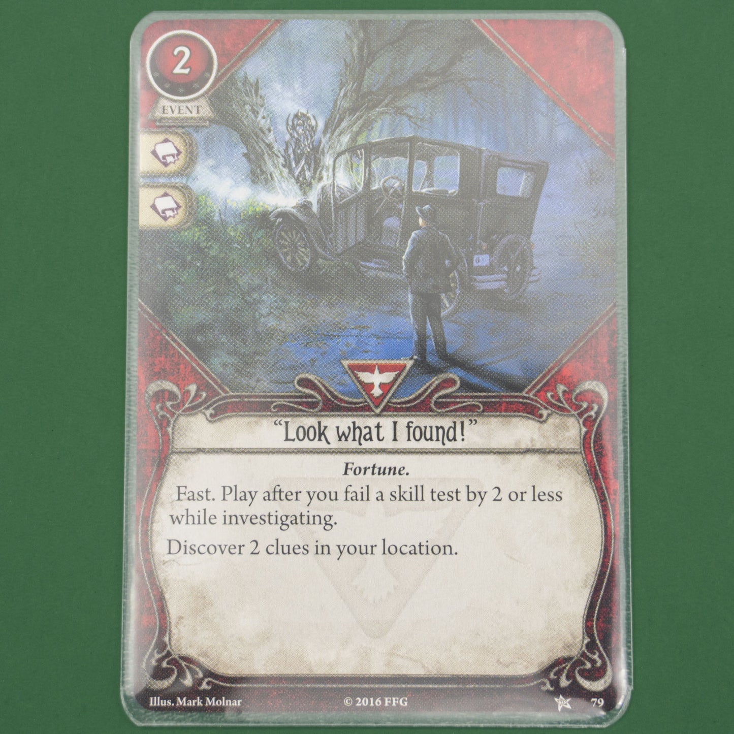 50pcs Round Corner Card Sleeves (Clear one side, frosted one side) for Arkham Horror LCG