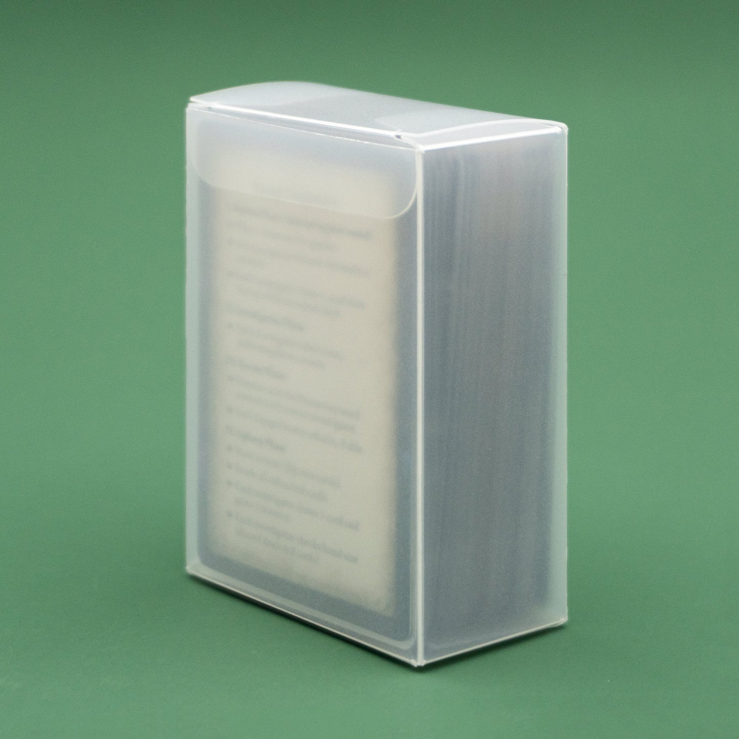5pcs Thicken PVC Card Box (Multisize; marked with internal dimensions)