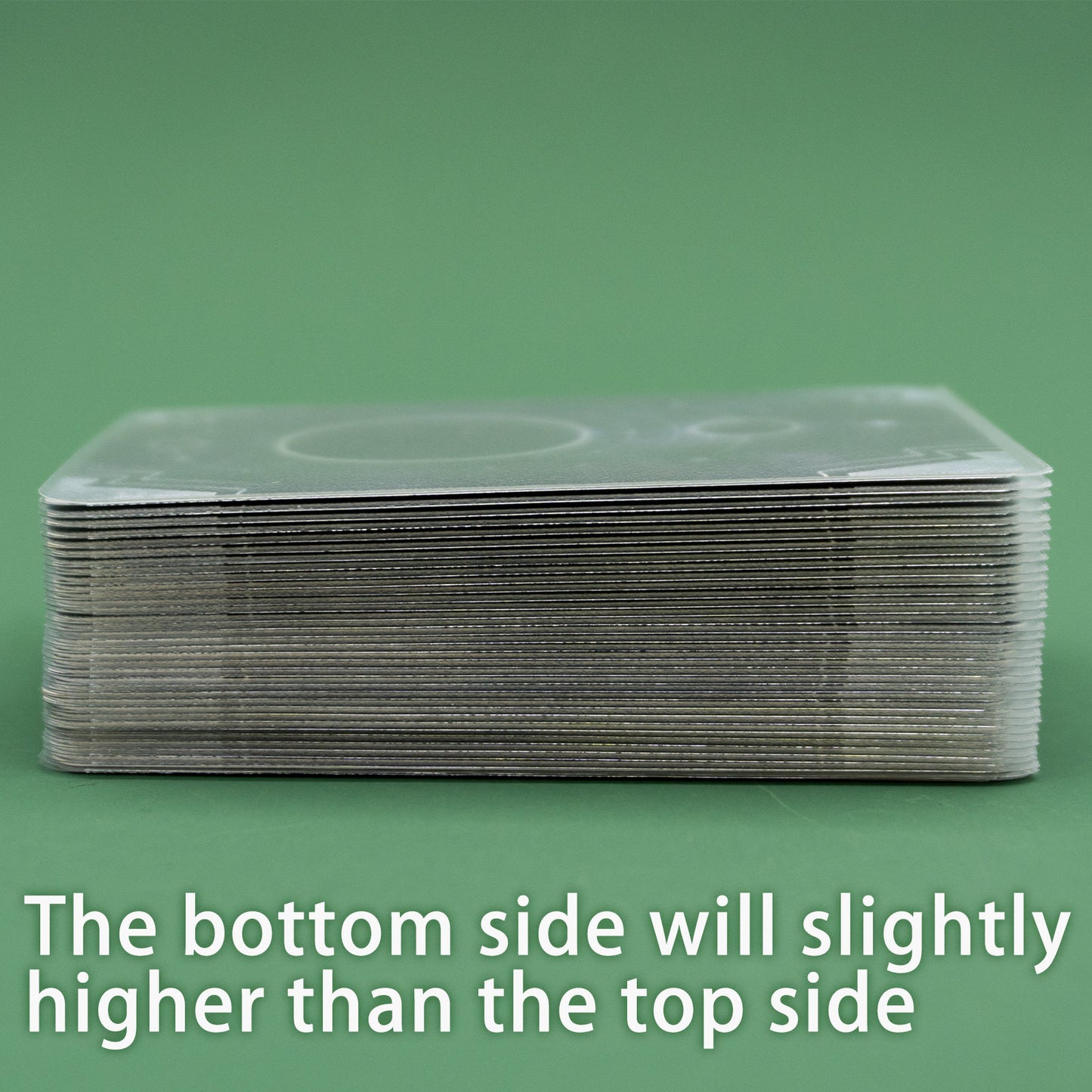 50pcs Round Corner Card Sleeves (Clear on both side) for Arkham Horror LCG