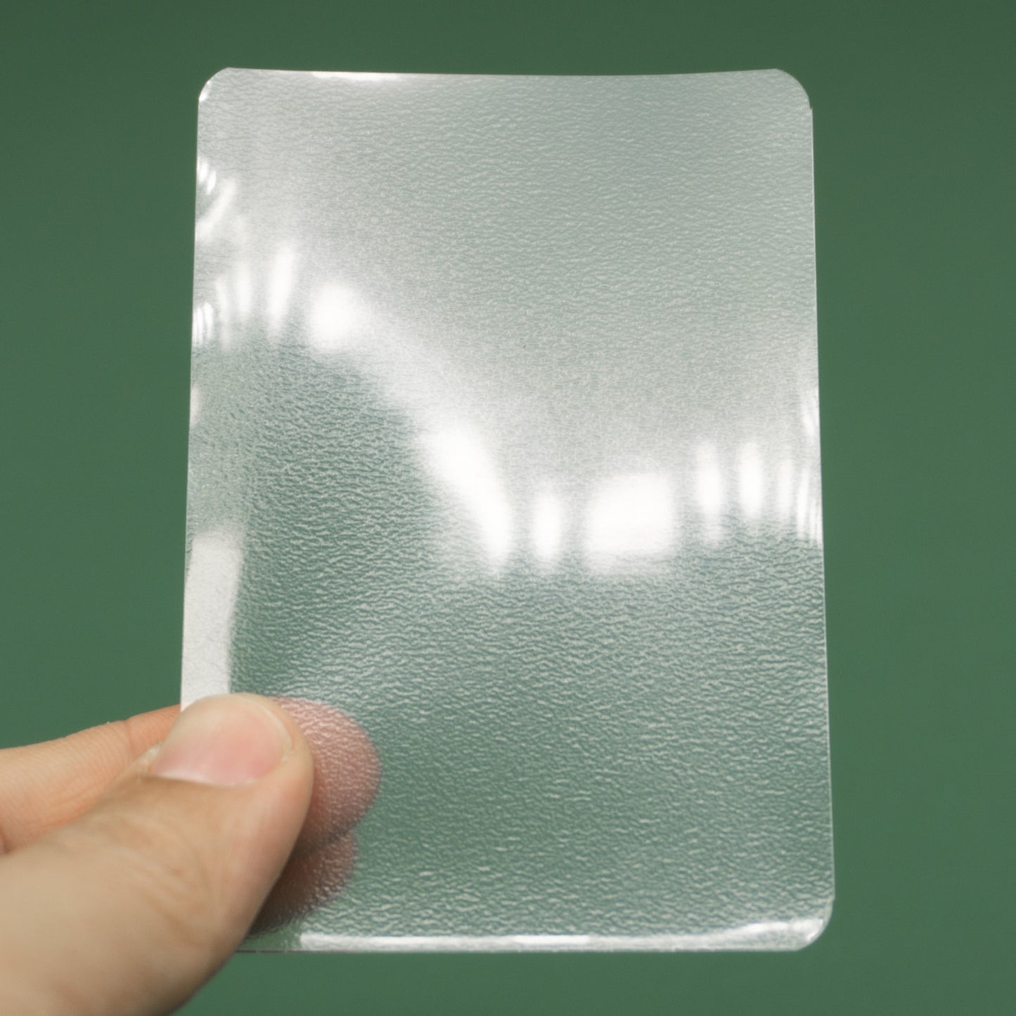 50pcs Round Corner Card Sleeves (Clear one side, frosted one side) for Arkham Horror LCG