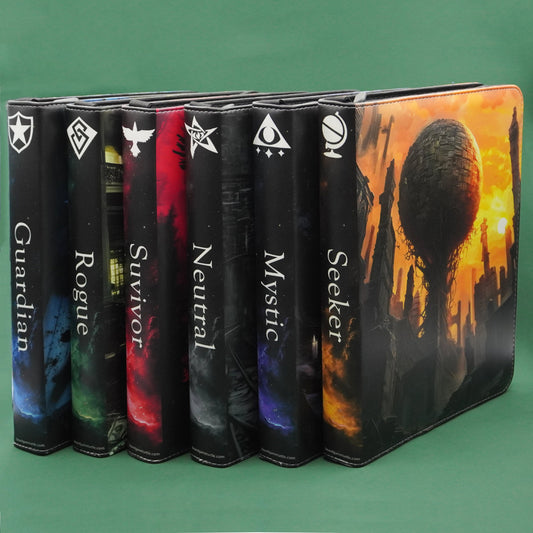 Arkham Horror LCG Player Cards Binder (6 Classes) with 180 Detachable Pages (30/each) - Small Defects