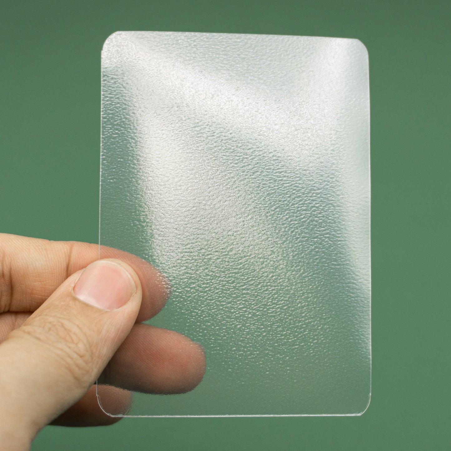 50pcs Round Corner Card Sleeves (Clear one side, frosted one side) for Arkham Horror LCG