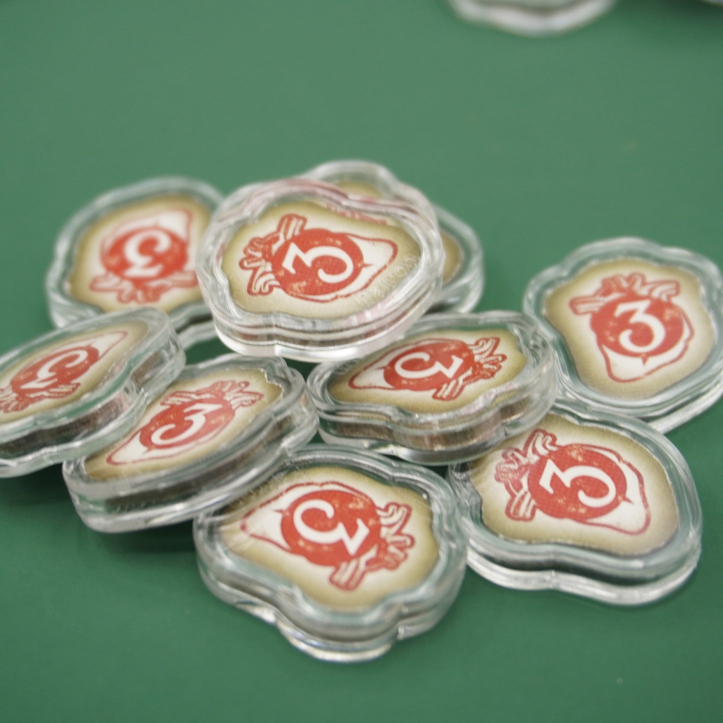 Arkham Horror LCG Token Protectors (Full set, including damage, horror, resource, clue/doom and chaos token sleeves)