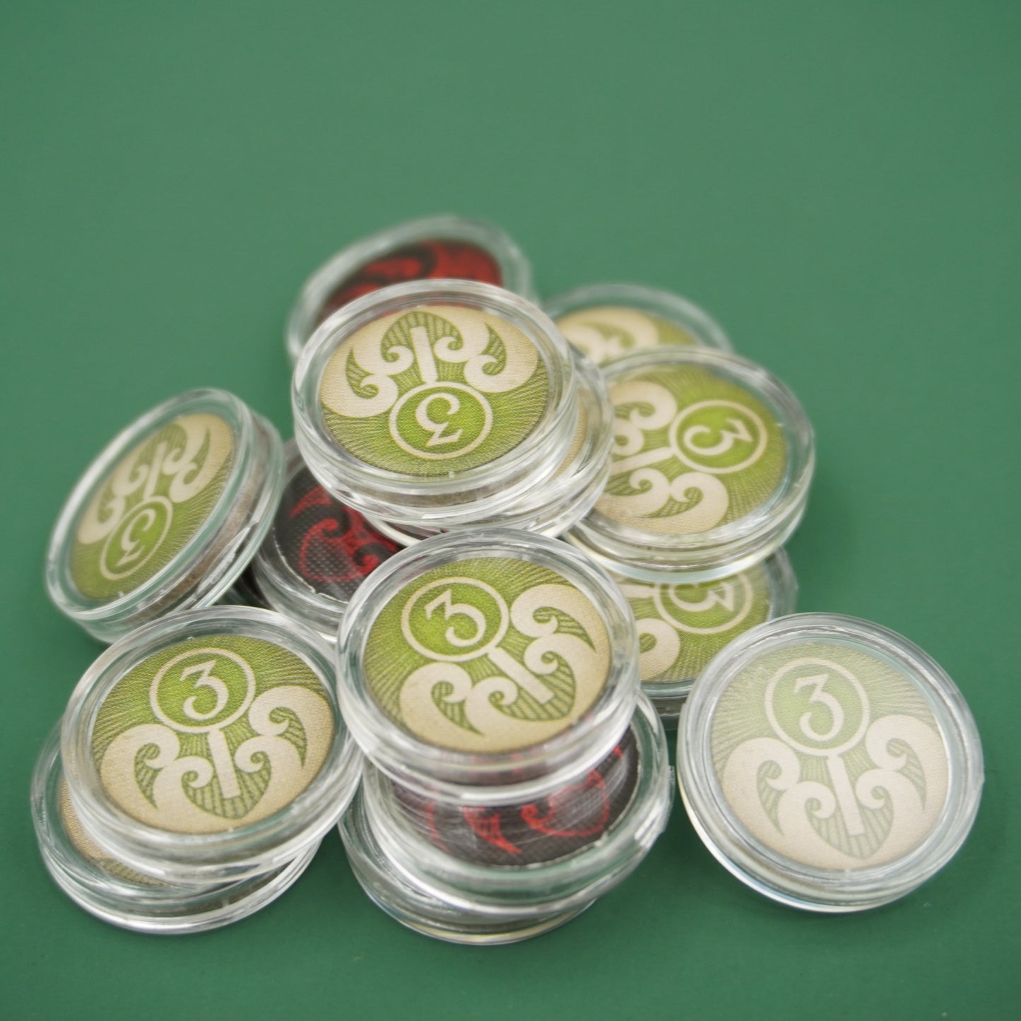 Arkham Horror LCG Token Protectors (Full set, including damage, horror, resource, clue/doom and chaos token sleeves)