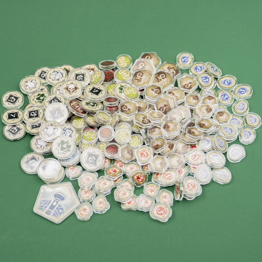 Arkham Horror LCG Token Protectors (Full set, including damage, horror, resource, clue/doom and chaos token sleeves)