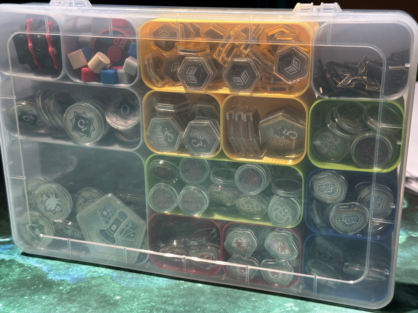 Arkham Horror LCG Token Protectors (Full set) & Token Trays with Box