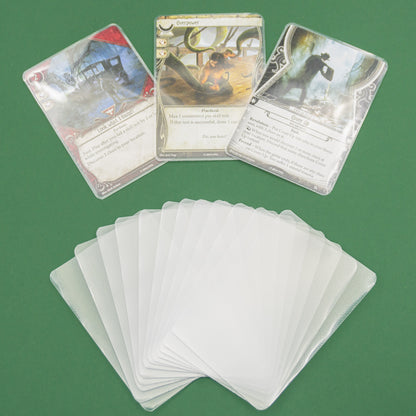 50pcs Round Corner Card Sleeves (Clear front / Frosted back) for Arkha Board Game Turtle 50pcs Round Corner Card Sleeves (Clear front / Frosted back) for Arkha Board Game Turtle